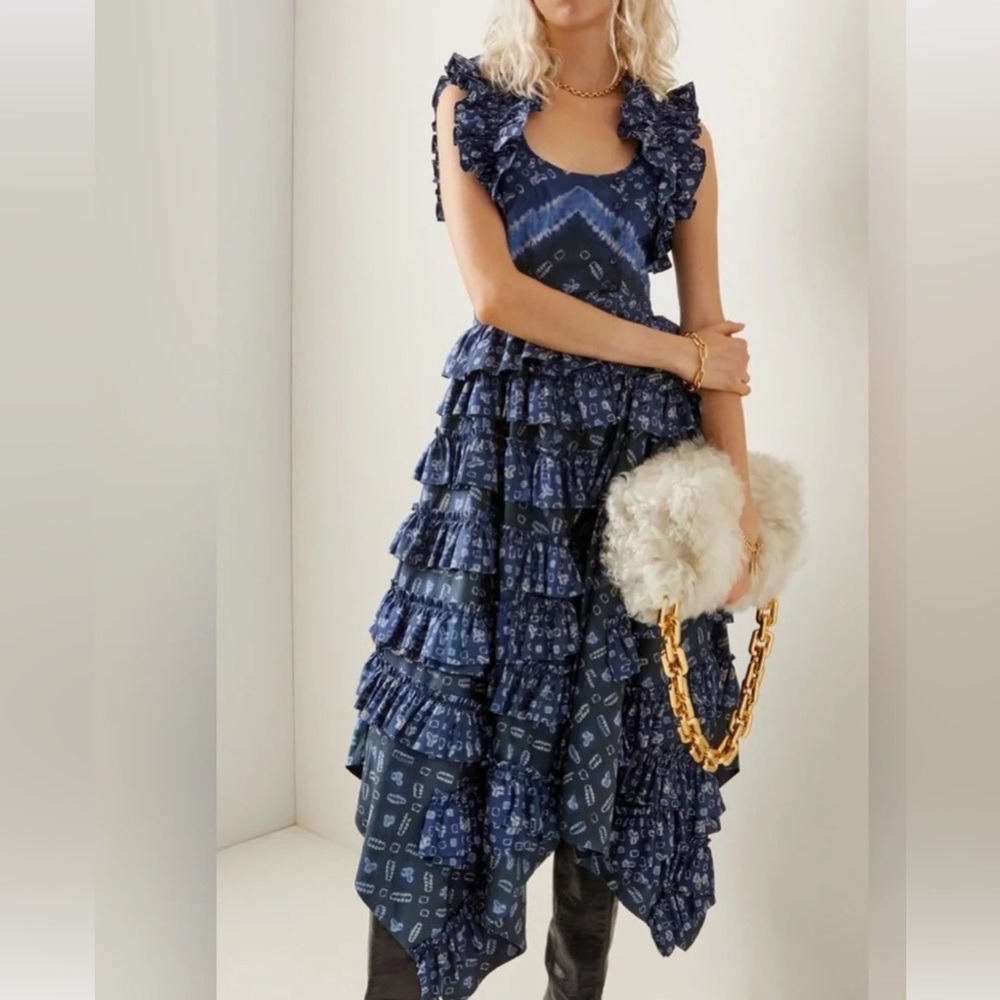 ULLA JOHNSON Nia midi dress Sz 6